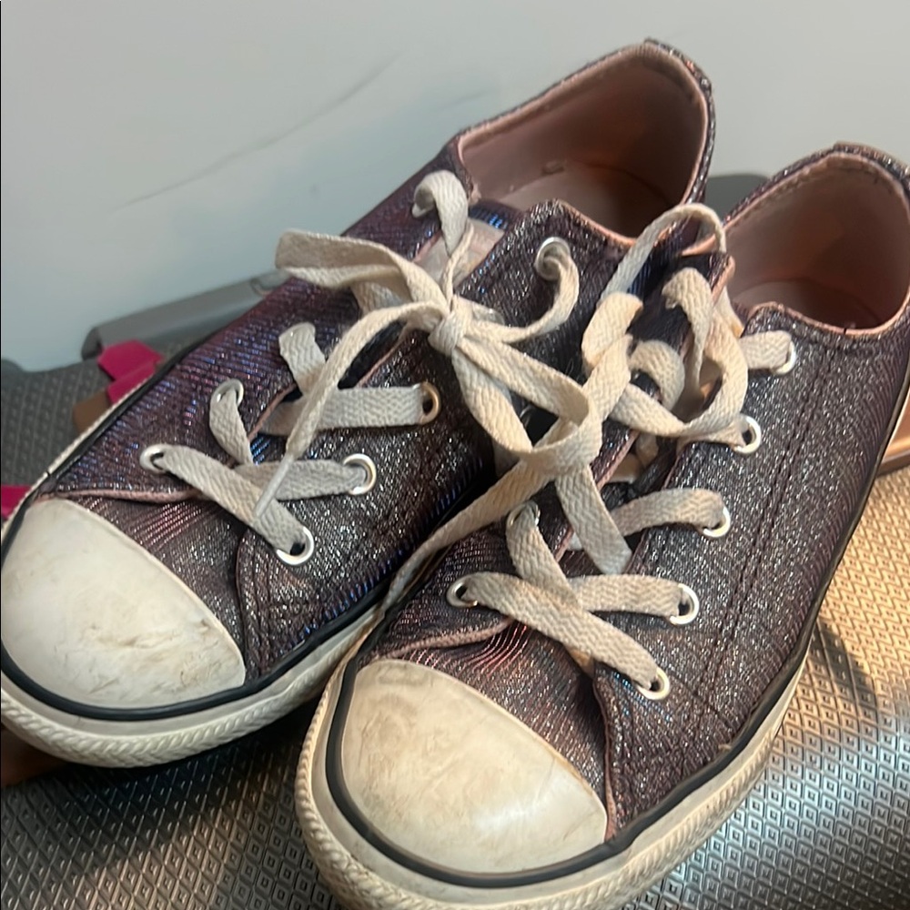 Kids Glitter converse Sneakers